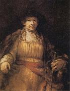 REMBRANDT Harmenszoon van Rijn Self-Portrait oil